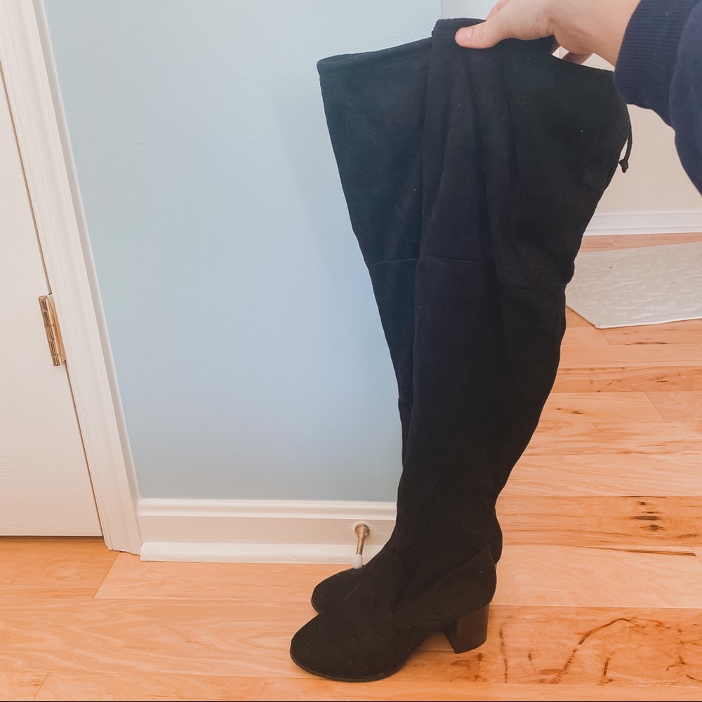 Classy Black over the knee boots
